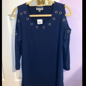 Navy Blue Blouse NEW